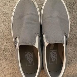 Gray Slip-On Vans